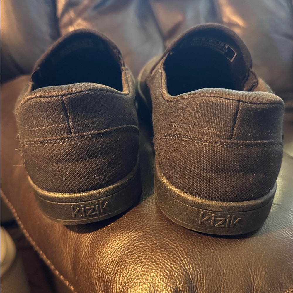 Kizik Venice Black Slip-On canvas, athletic sneakers Shoes Mens 9, Womens 10.5 - Picture 10 of 12